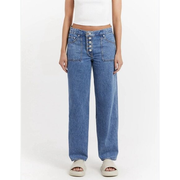 Levis Women’s Reversible Baggy Dad Jeans 29x30 - Picture 1 of 9
